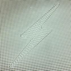 6-1/8" x 1-3/8" Lightning Bolt Transparent Ribbed Clear Playfield Insert