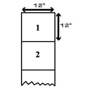 12" x 12" - 3 Mil Clear Mylar By The Foot