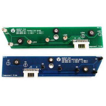 Trough Opto Transmitter / Receiver Board Set (4 Ball) For Williams/Bally Pinball Machines