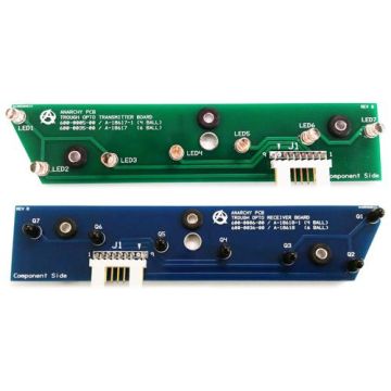 Trough Opto Transmitter / Receiver Board Set (6 Ball) For Williams/Bally Pinball Machines