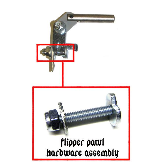 PH Williams/Bally Flipper Pawl Hardware Assembly