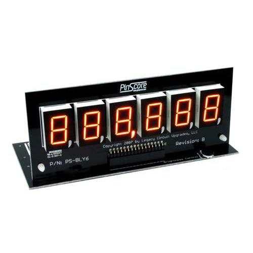 PS-2518-21 Pinscore Classic Stern and Bally 6-Digit LED Display Module
