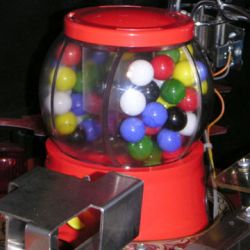 Twilight Zone Polished, Seamless, Opaque Glass Gumballs