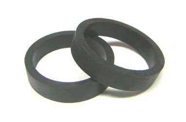 3/8" Black Champion Flipper Rubber