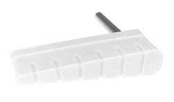 Bally Flipper Bat with Ridges - White