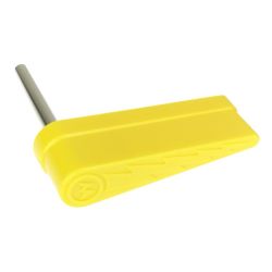 Williams Logo Lightning Bolt Flipper and Shaft Assembly - Yellow