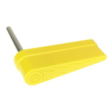 Williams Logo Lightning Bolt Flipper and Shaft Assembly - Yellow