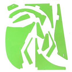 Fluorescent Green Full Protector Set For Total Nuclear Annihilation