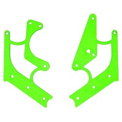 Fluorescent Green Rick and Morty Slingshot Plastic Protector Set