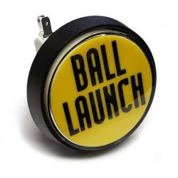 Data East / Sega "Ball Launch" Button - Yellow