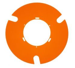 Judge Dredd Deadworld Fluorescent Orange Ring