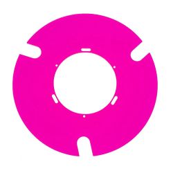 Judge Dredd Deadworld Fluorescent Pink Ring