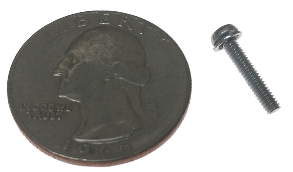 Williams/Bally #2-56 x 1/2" Microswitch Screw and Locking Washer