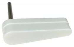 Bally One Piece Flipper Bat and Shaft - White