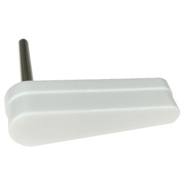 Bally One Piece Flipper Bat and Shaft - White