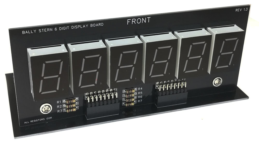 Bally/Stern 6-Digit LED Display
