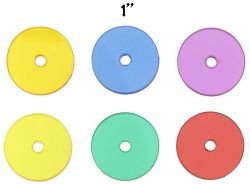 1" Colored Transparent Fender Washer