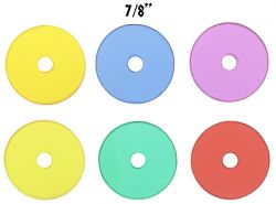 7/8" Colored Transparent Fender Washer