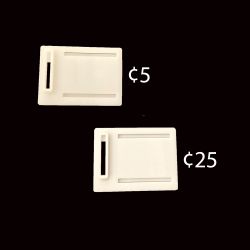 Gottlieb Plastic Coin Entry Plates