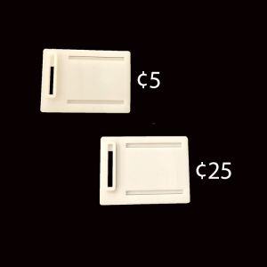 Gottlieb Plastic Coin Entry Plates
