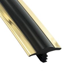 3/4" Wide Gold and Black T-Molding - Sold By the Foot