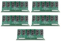 Rottendog Classic Stern and Bally 6-Digit LED Display Set