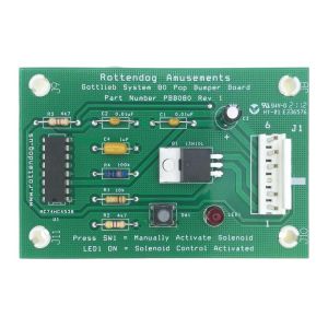 RD-PBB080 Rottendog Gottlieb System 80 Pop Bumper Board