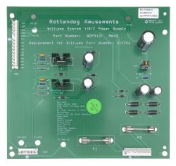 Rottendog Williams System 11B/C Power Supply Board