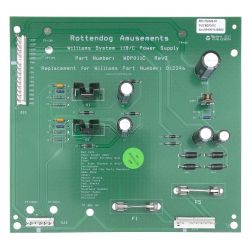 Rottendog Williams System 11B/C Power Supply Board