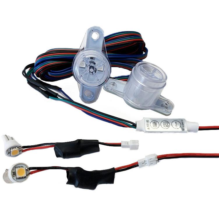 Bb Buttons BB_LB_CLASSIC BriteButtonsâ„¢ RGB Illuminated Flipper Button Set For ...