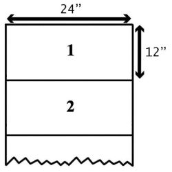 24" x 12" - 3 Mil Clear Mylar By The Linear Foot