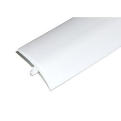 3/4" Wide White T-Molding - Sold By the Foot
