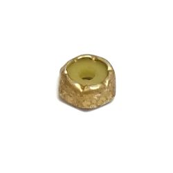 #2-56 Nylon Insert Lock Nut - Yellow Dichromate