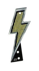 AC/DC Lightning Bolt Plastic