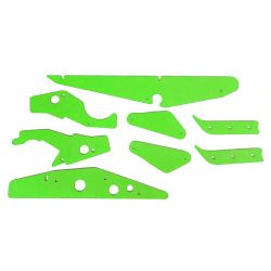 Attack From Mars Fluorescent Green Plastic Protector Set