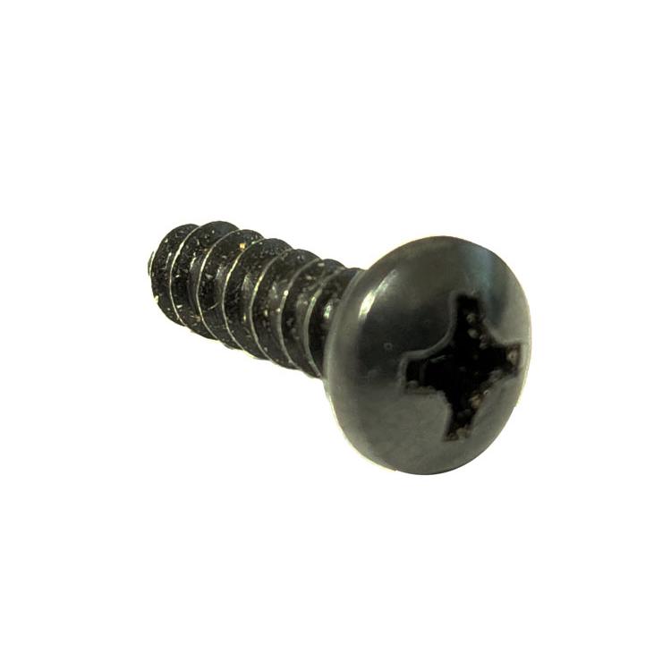 237588002B 6 x 1/2" Pan Head Wood Screw Black
