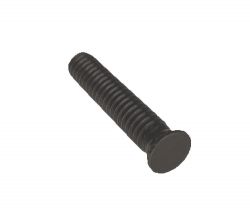 Black PEM Stud 1/4-20 x 1-1/4"