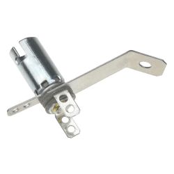 Miniature Bayonet Base 3-Lead Socket With Long Bracket