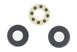 3-Piece Thrust Bearing Set For 1/4" Shafts