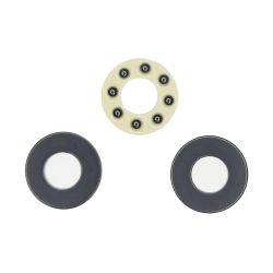 3-Piece Thrust Bearing Set For 1/4" Shafts