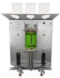 3-Bank Drop Target Assembly With Frosted Drop Targets