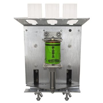 3-Bank Drop Target Assembly With Frosted Drop Targets