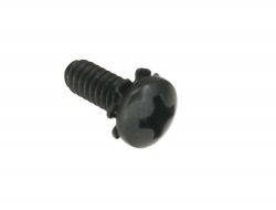 #6-32 x 3/8" Black Pan Screw With Locking Washer