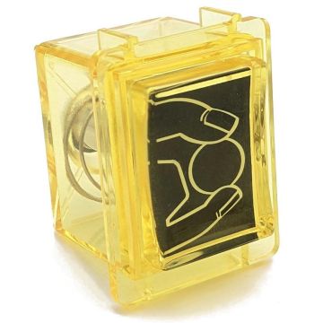Stern Coin Reject Button Assembly - Yellow