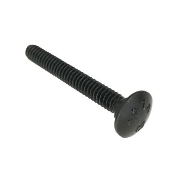 #10-24 x 1-1/2" Black Carriage Bolt