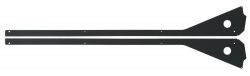 Black Triangular Button Guard Side Rail Set For Stern
