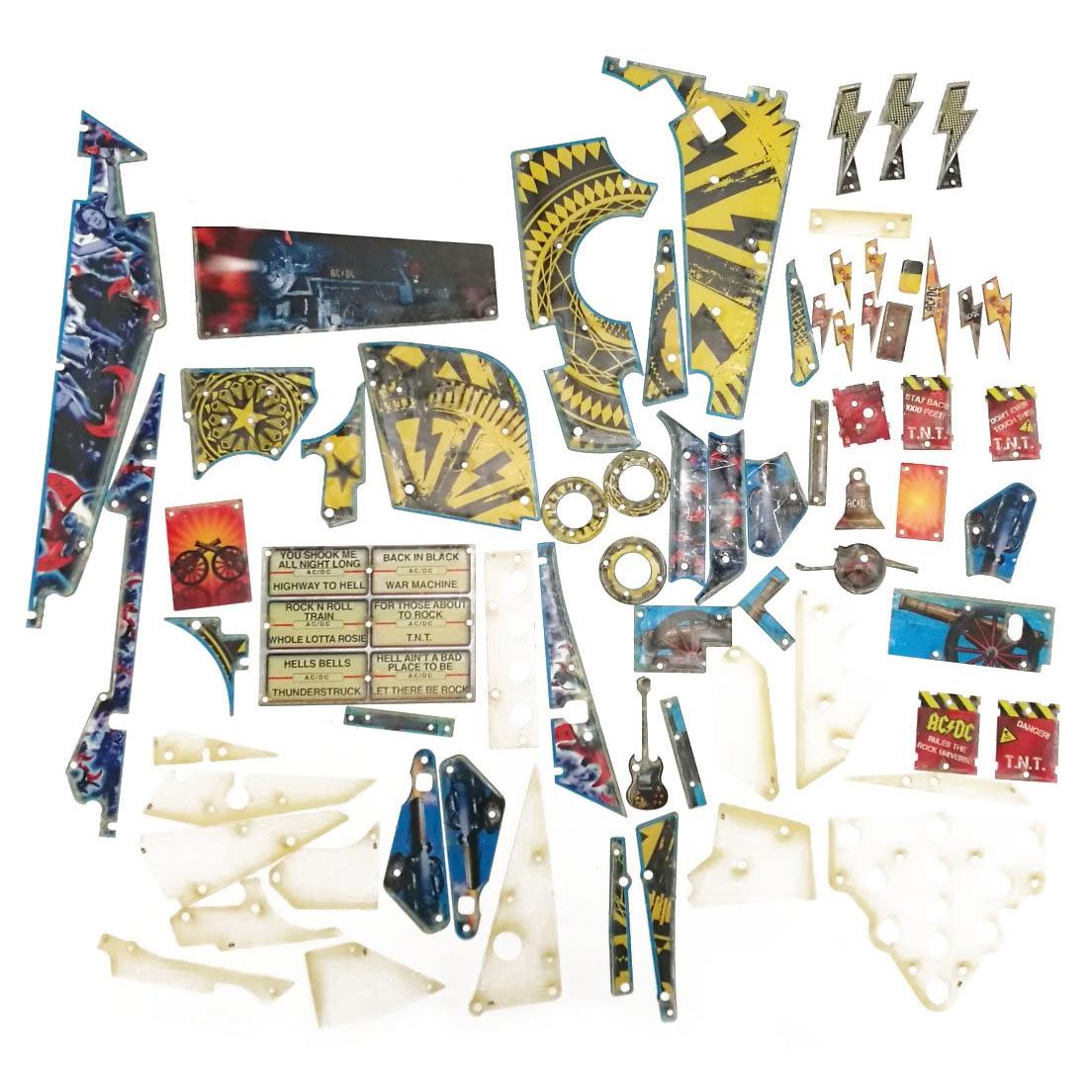 803-5000-C5 AC/DC Pro Playfield Plastics Set