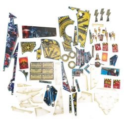 AC/DC Pro Playfield Plastics Set