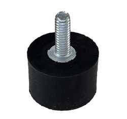 Rubber Bumper With #8-32 Threaded Stud