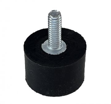 Rubber Bumper With #8-32 Threaded Stud